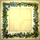124 Weihnachten Blumen - 3-lagig - Ihr